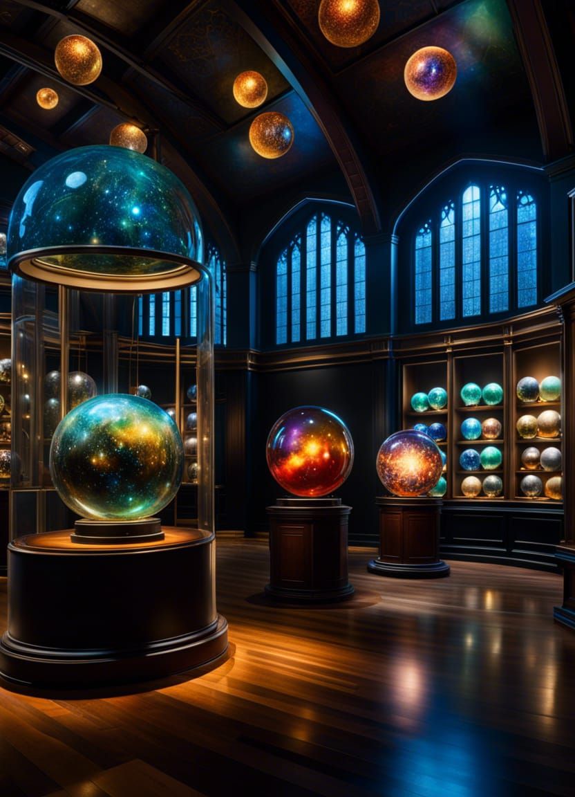 Magical Glass Spheres Museum!