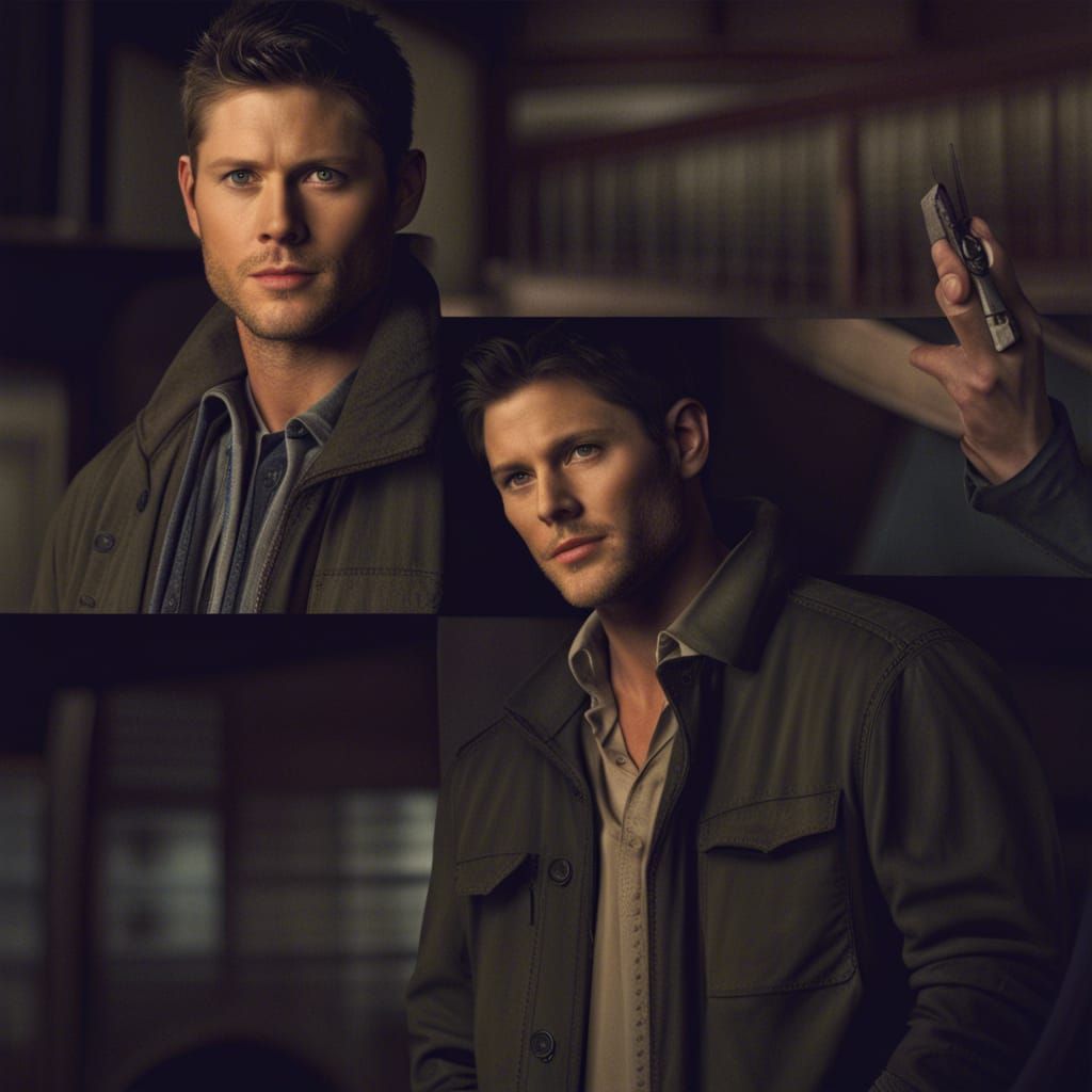 Dean Winchester Portrait: Realistic Digital Art