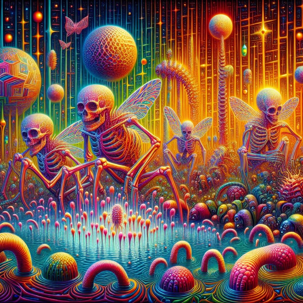 The Psychedelic X-Ray Demons Gobble On the Phloem