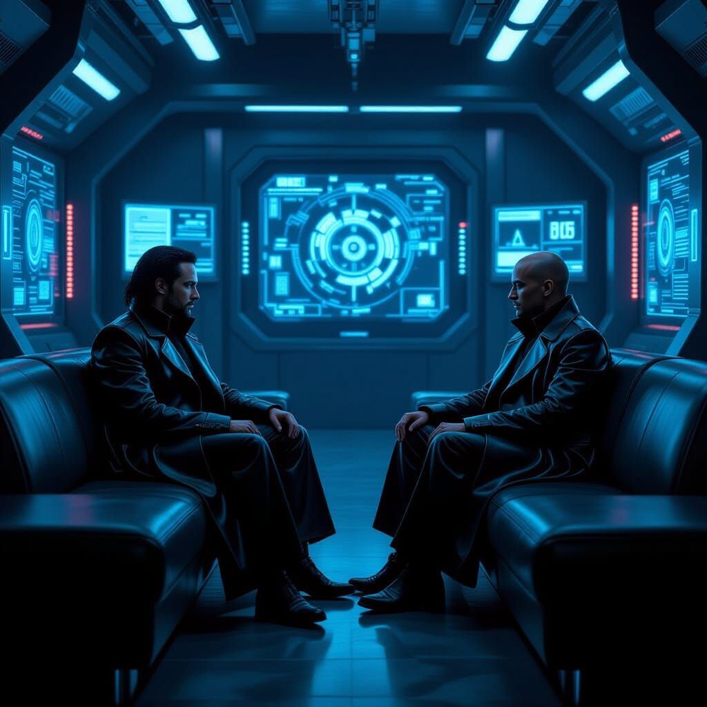 Neo and Morpheus Discuss the Matrix