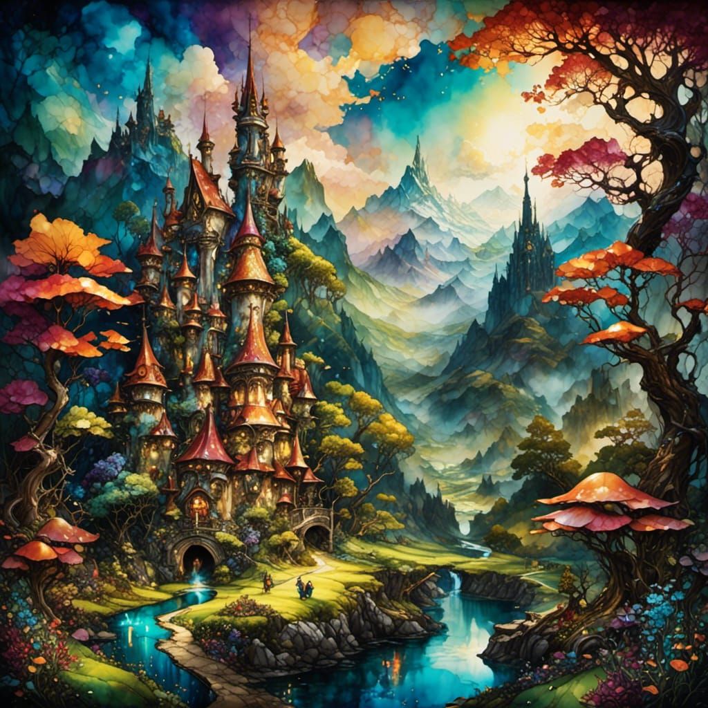 Fantasy Snow White and the Seven Dwarves