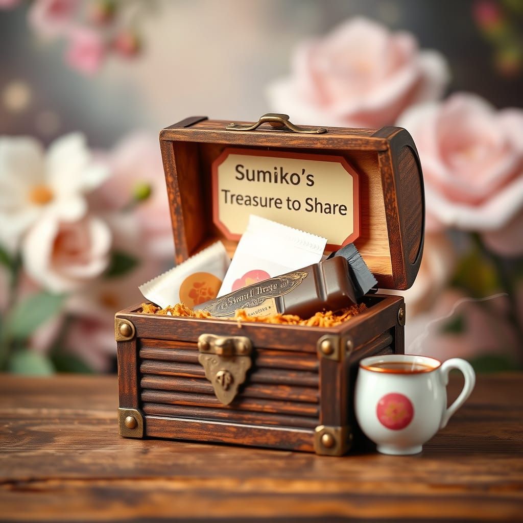 Sumiko's Treasure Chest with Chocolate and Tea