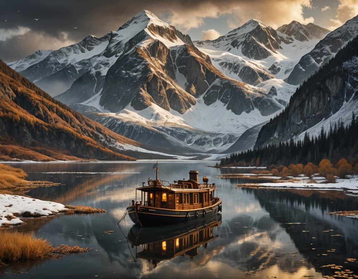 autumn in the lagoon