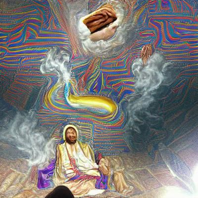 Ethereal Deity in Celestial Realm