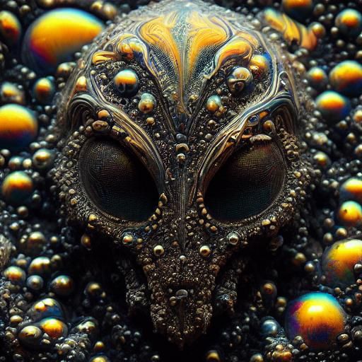 Queen of Swords Painting in Grunge Style