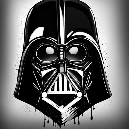 Darth Vader Helmet Art