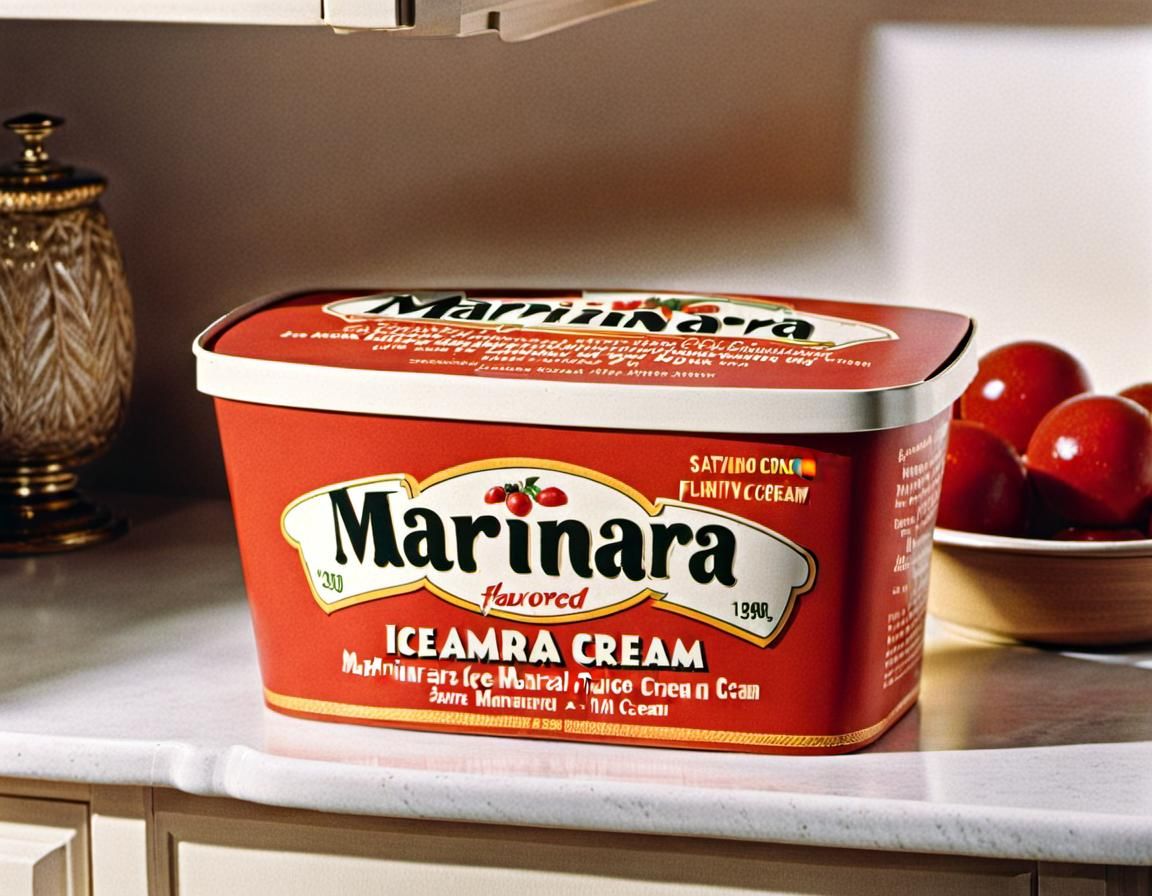 marinara flavored ice cream