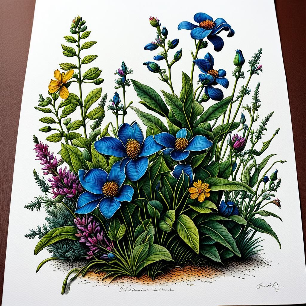 INK FLOWERS