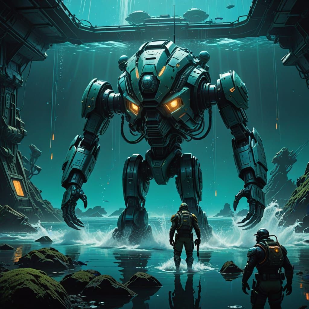 Underwater Confrontation: Triton vs Conquistadors in Sci-Fi ...