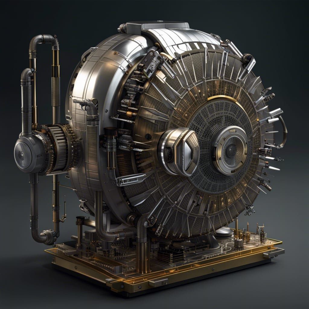 Detailed Orgon Energy Generator Illustration