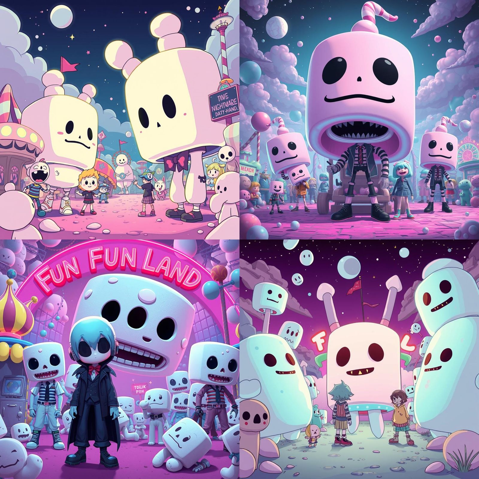 Dreamcore Cartoon Nightmare at Fun Fun Land