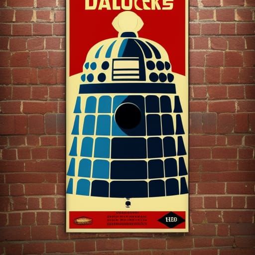 Dalek Propaganda Poster