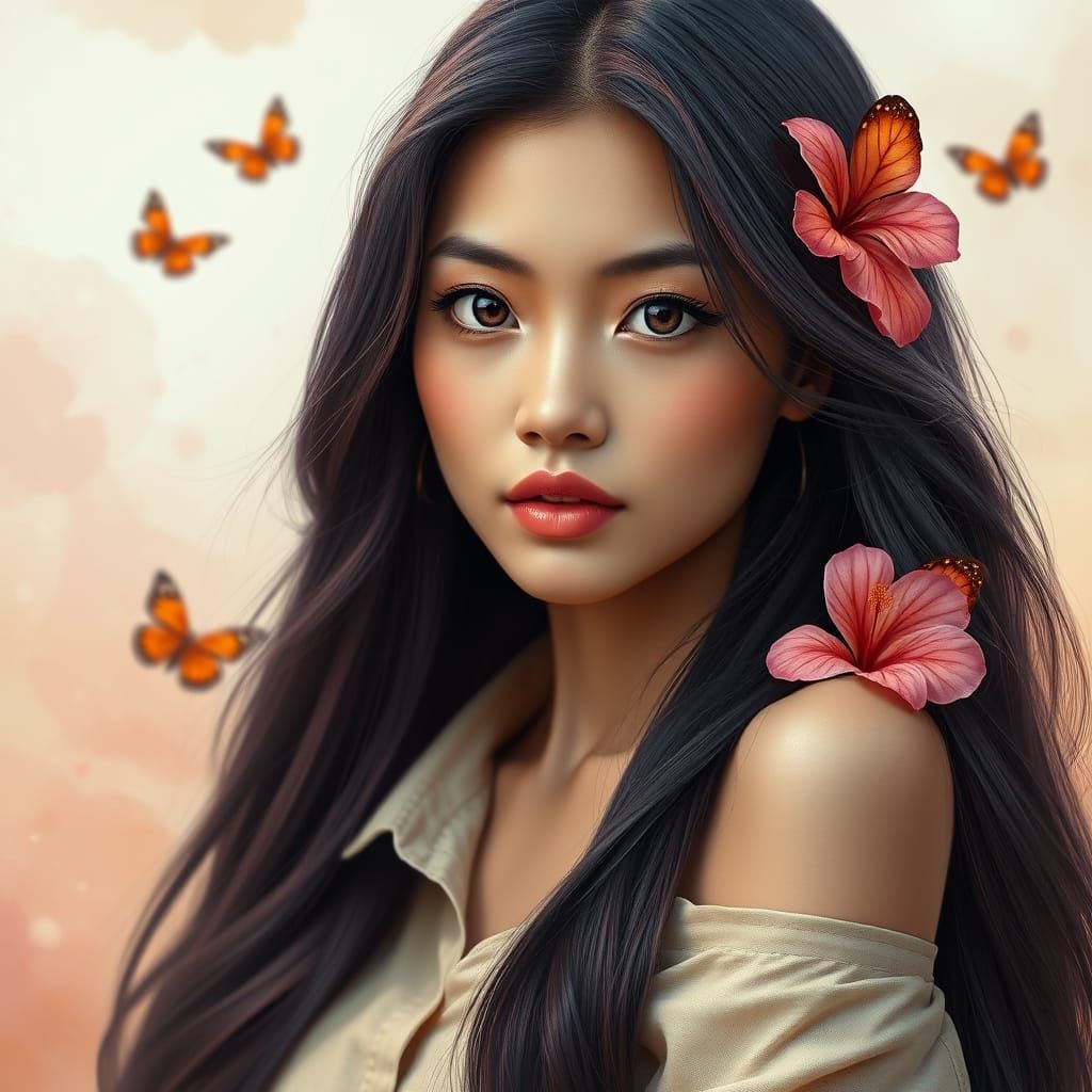 Serene Thai Beauty in Ethereal Glow