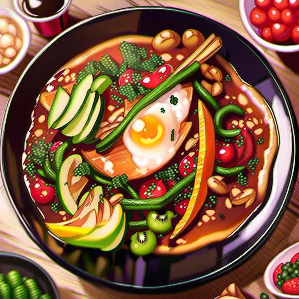 Delicious Food Composition