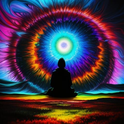 Dreamlike Macro Photography in Vibrant Oil Painting Style