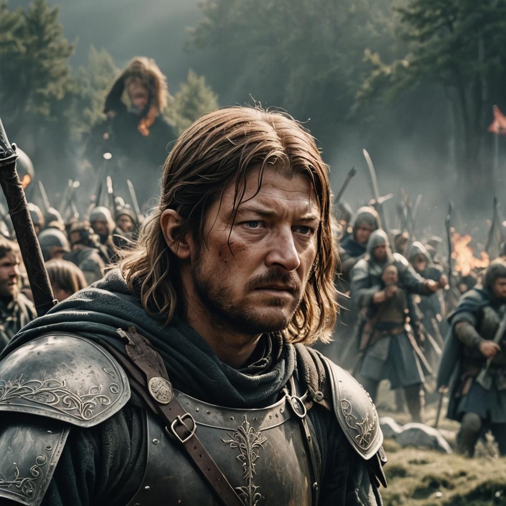 Boromir Portrait: Cinematic Film Still in 8K