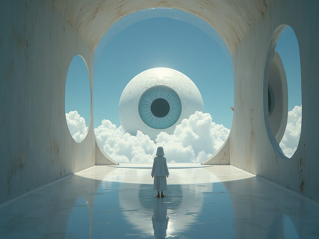 A Very Small Anthropomorphic Entity & An Eyeball in Atmosphe...