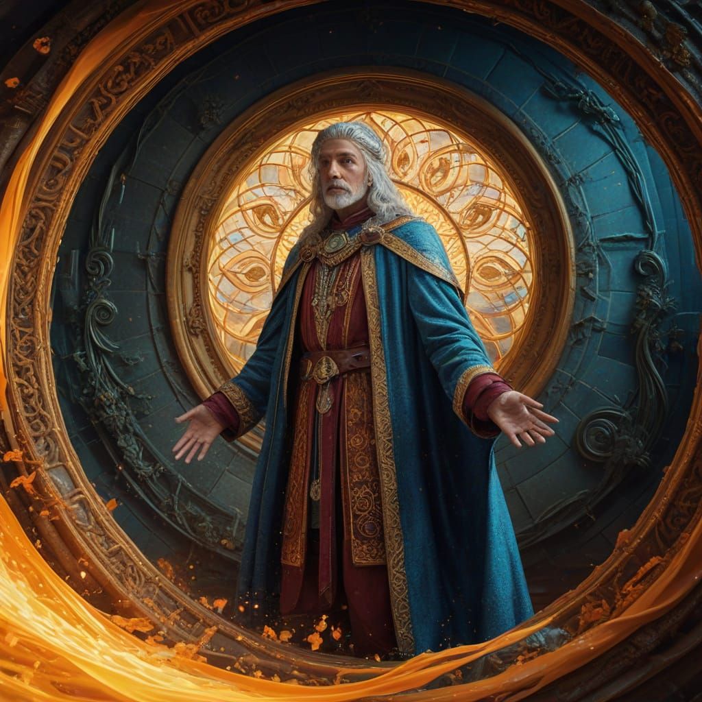 Merlin's Time Portal: Tour de France, Digital Art