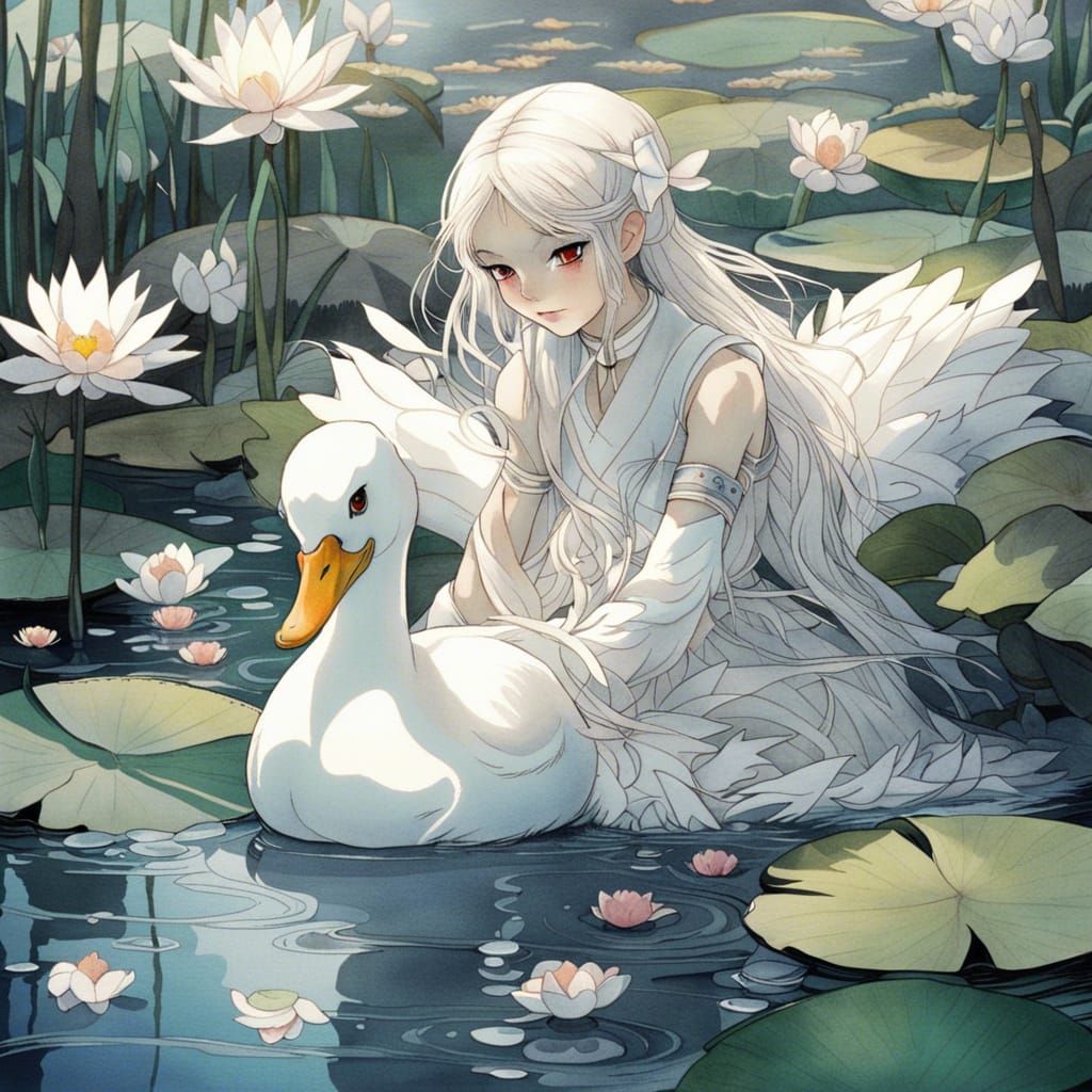 FAIRY WITH DUCK 🦢