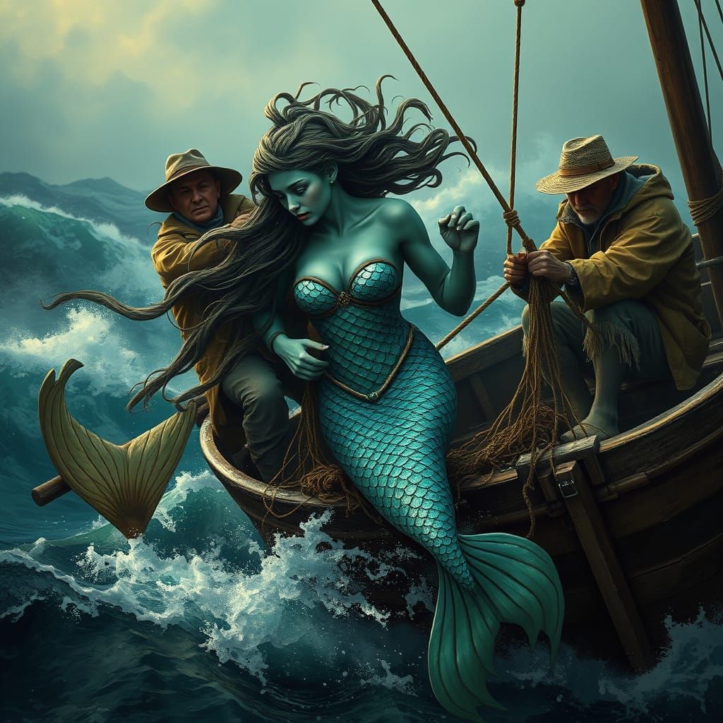 Mermaids in Turbulent Waters, a Mysterious Encounter