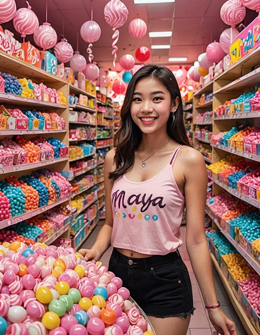 Candy Girl in a Candy Crib 🥰