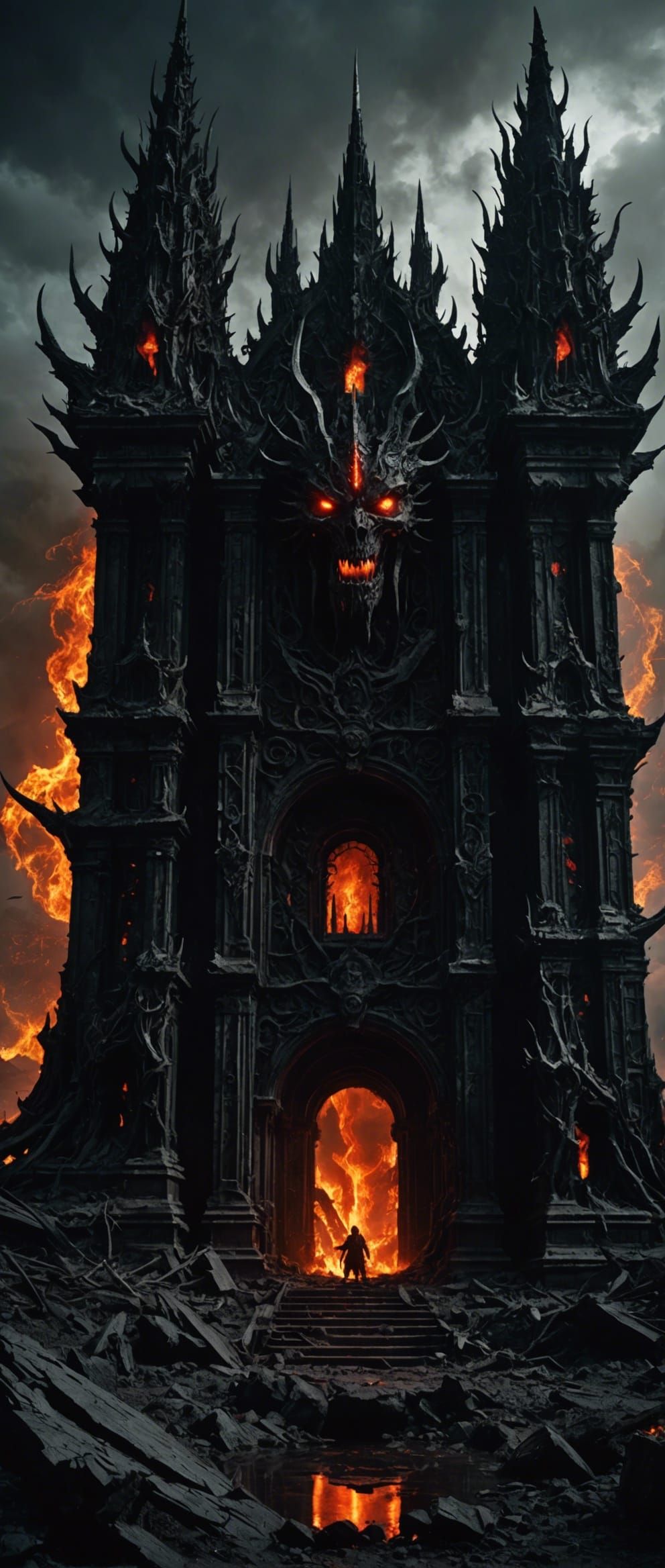 Fiery Portal to a Demonic Realm