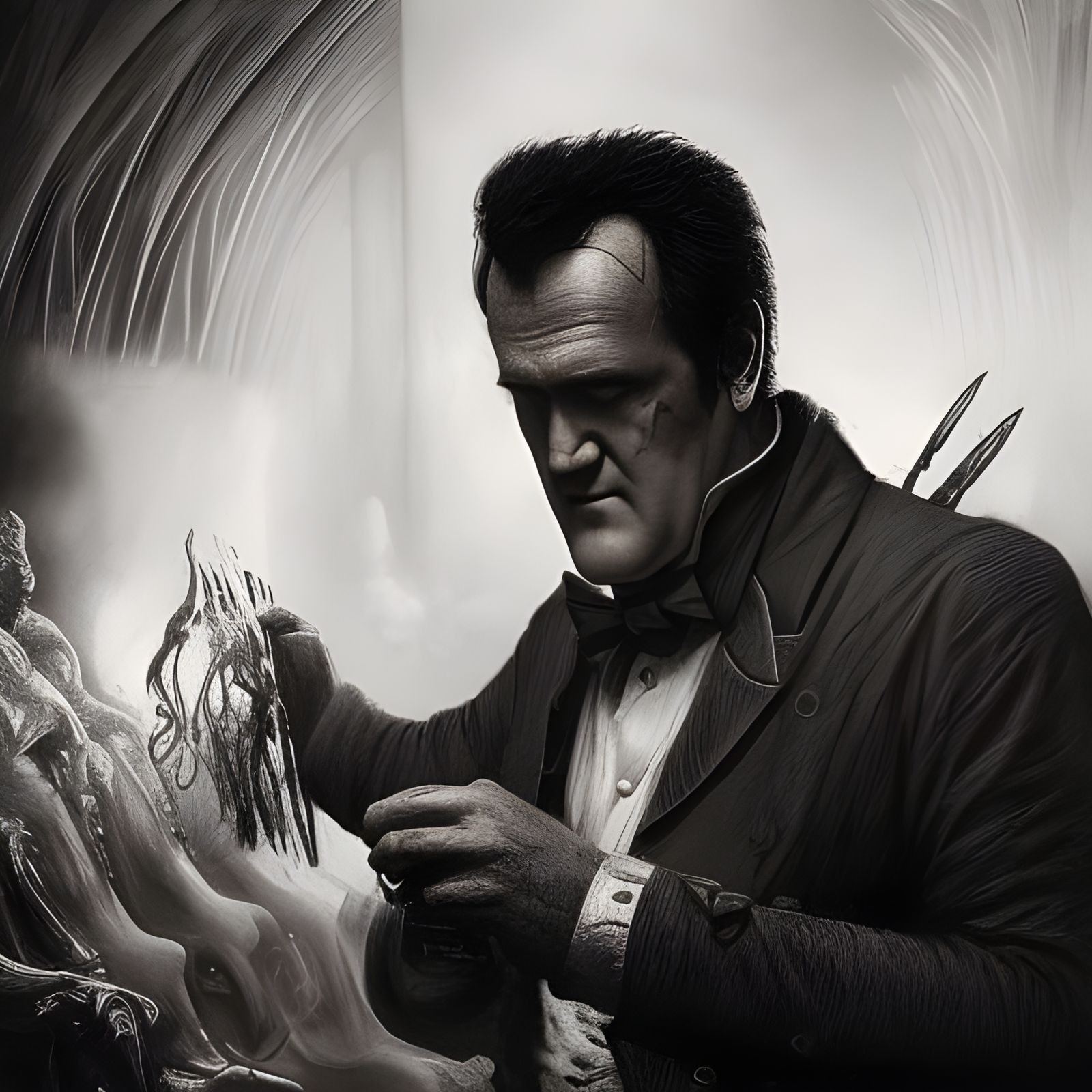 Horrific Brain Lasagna Inspired by Doré and Rutkowski