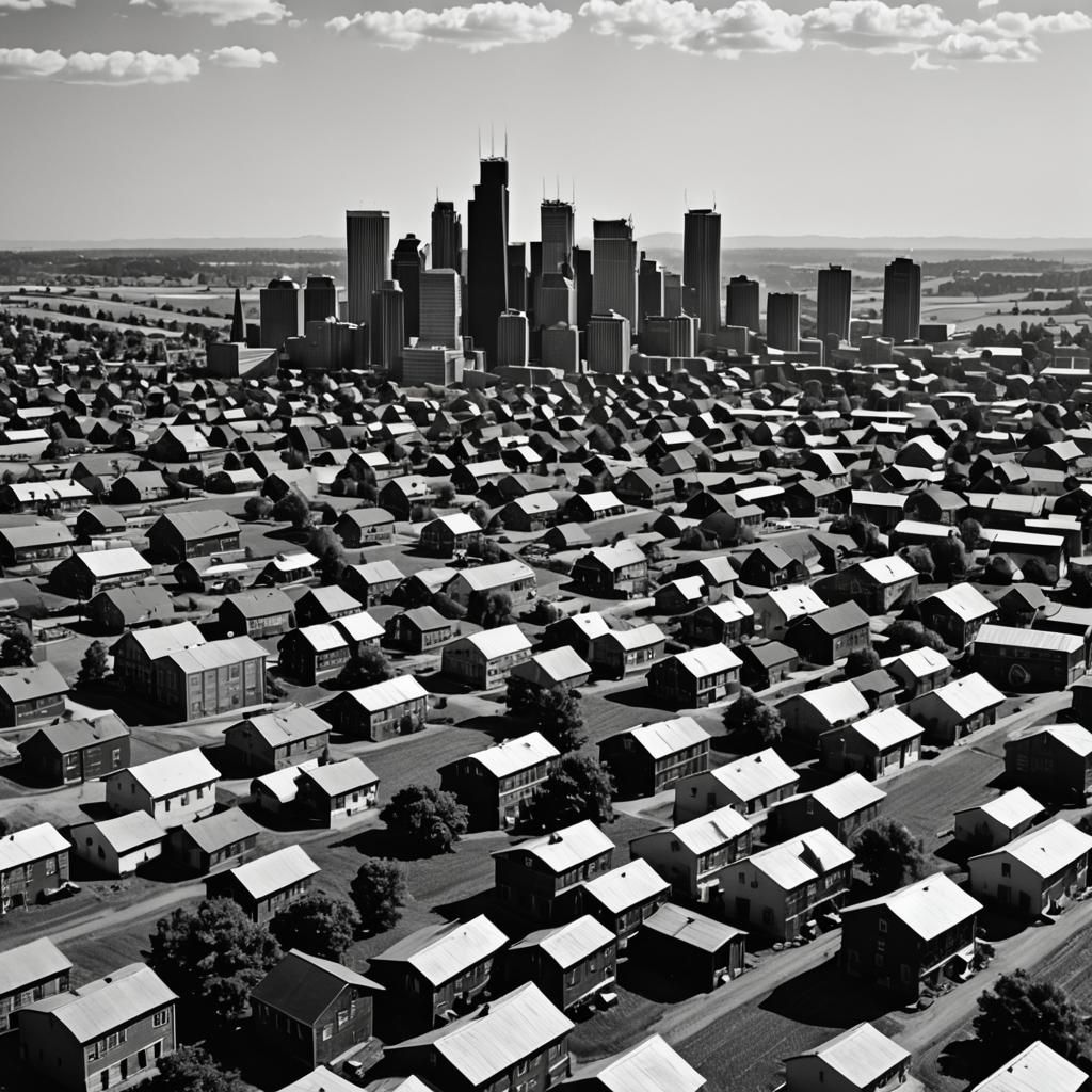 Contrasting Urban and Rural Landscapes