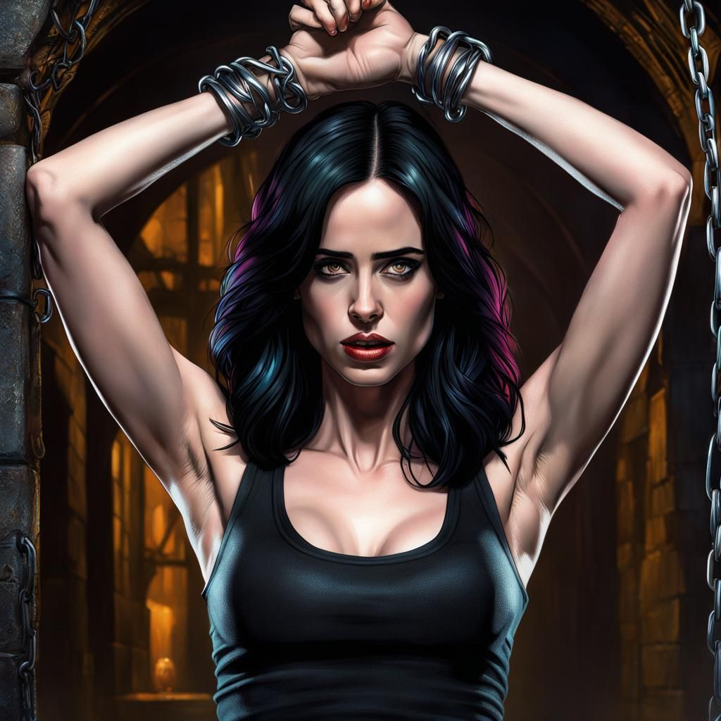 Jessica Jones captured by Kilgrave
