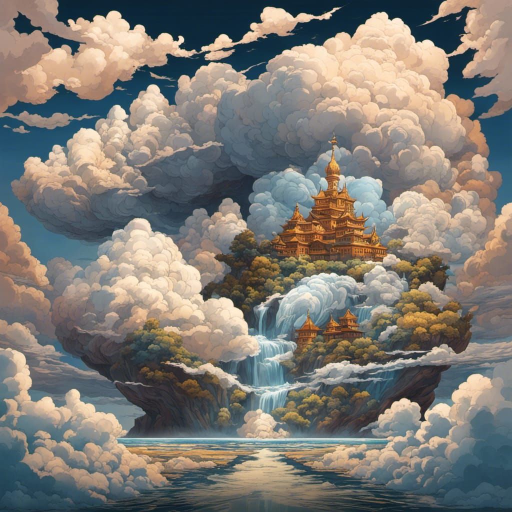 Detailed Cloud Formation: Old Man God