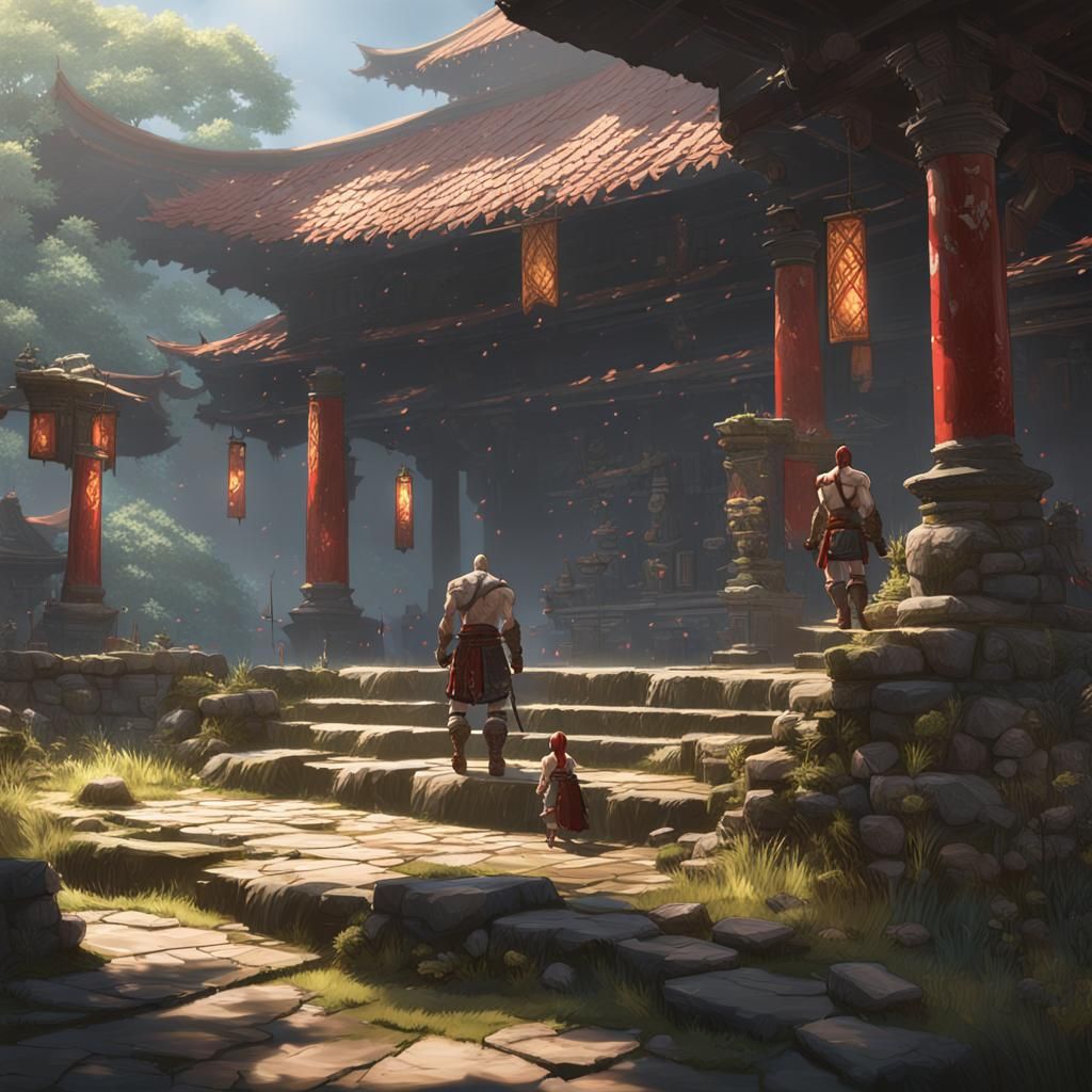 God of War in Studio Ghibli Universe