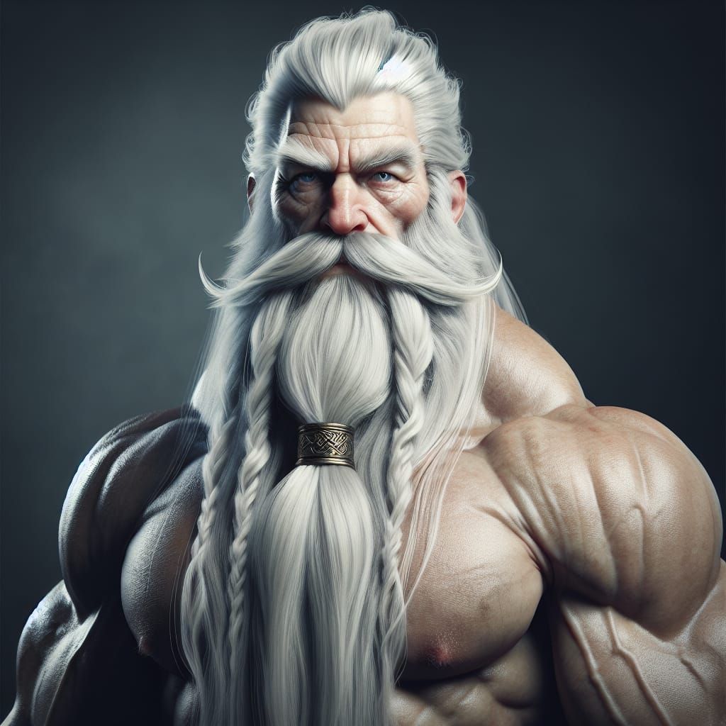 Norse Warrior Commander Fantasy Portrait