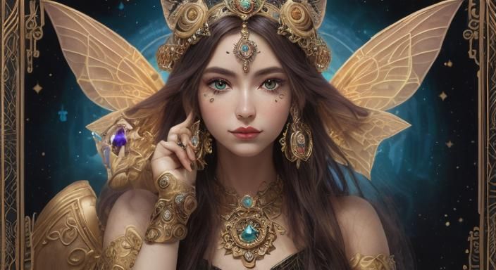 Lady Palutena's Steampunk Portrait as Digital Art