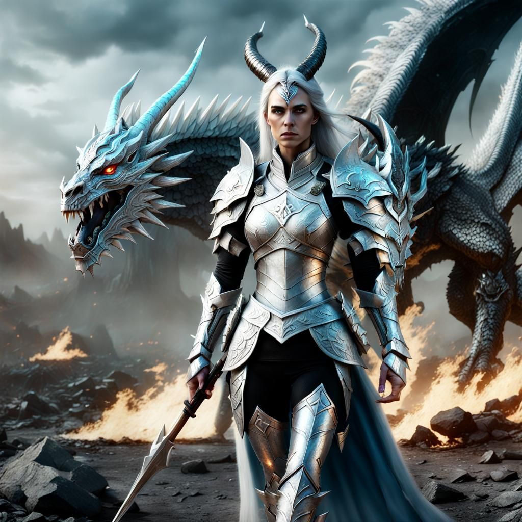 Dragonscale Warrior in Charred Battlefield