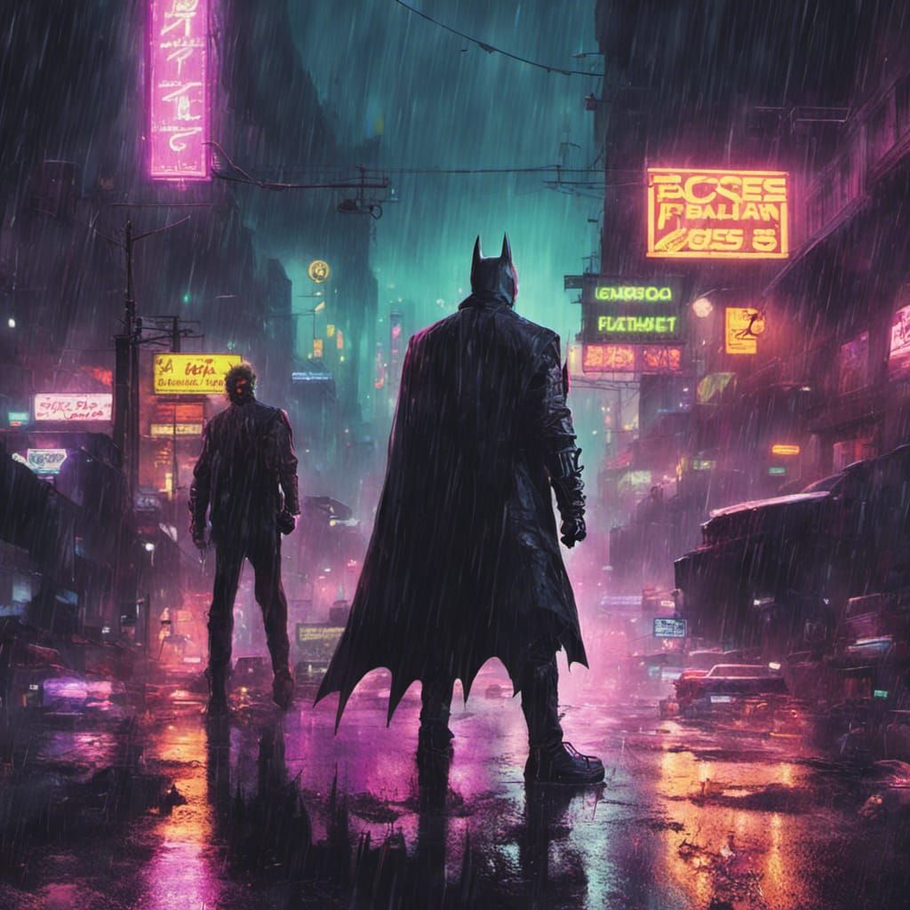 Face to face.. Batman vs The Joker
