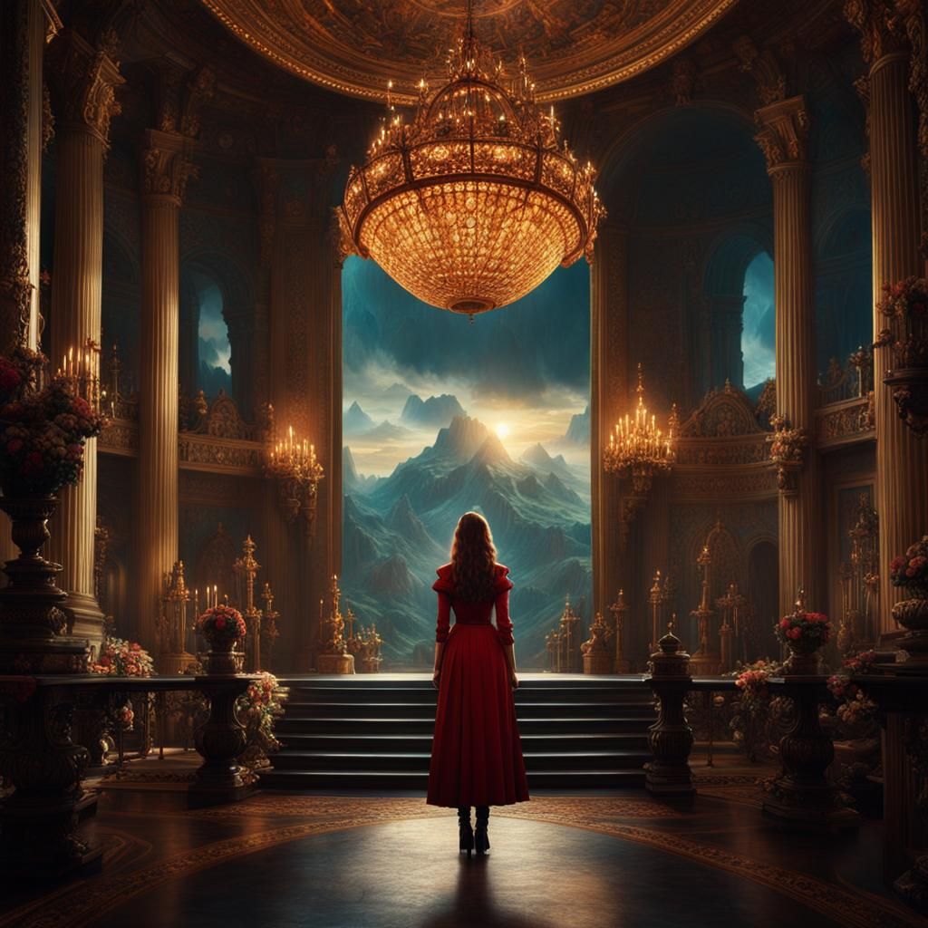 Dynamic Portrait of Argentinian Singer in Cinematic Style