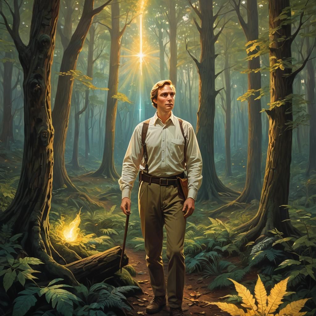 Moroni Appears Before Joseph Smith: Fantasy Art