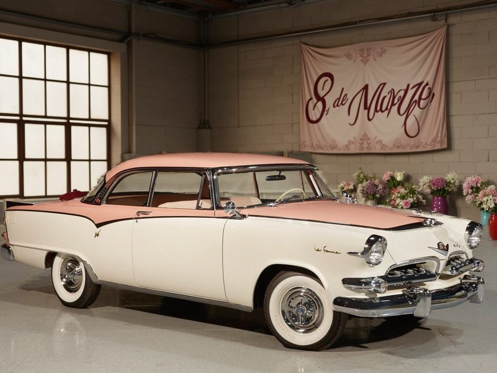 Vintage 1955 Dodge LaFemme Showcased in Elegant Industrial S...