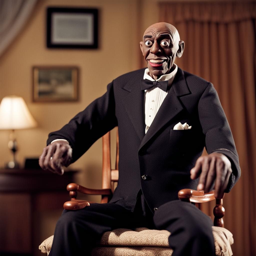 Scatman Crothers as Realistic Puppet in 8K