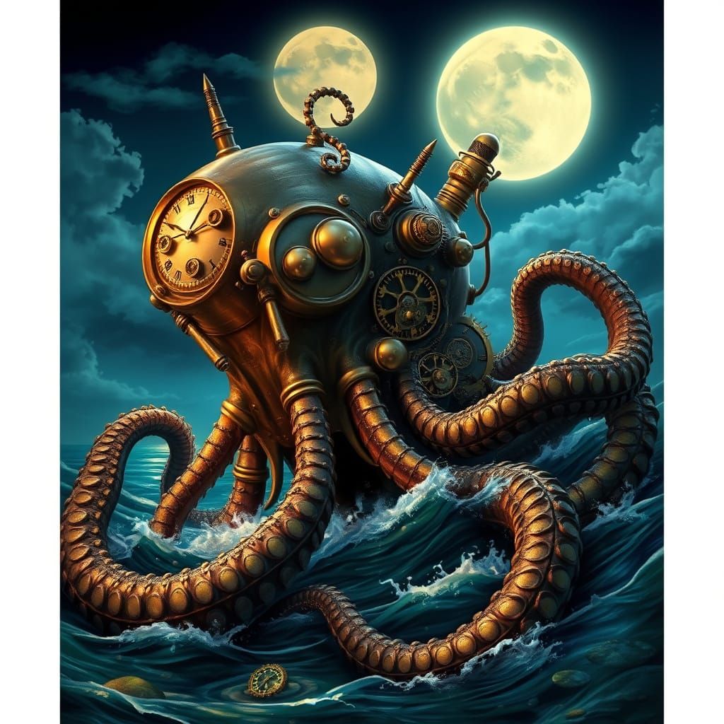 Steampunk Sea Monster Unveiled