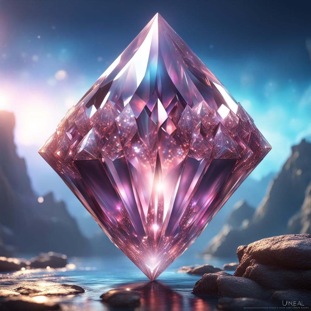 Crystalline Enlightenment: A Detailed Matte Painting