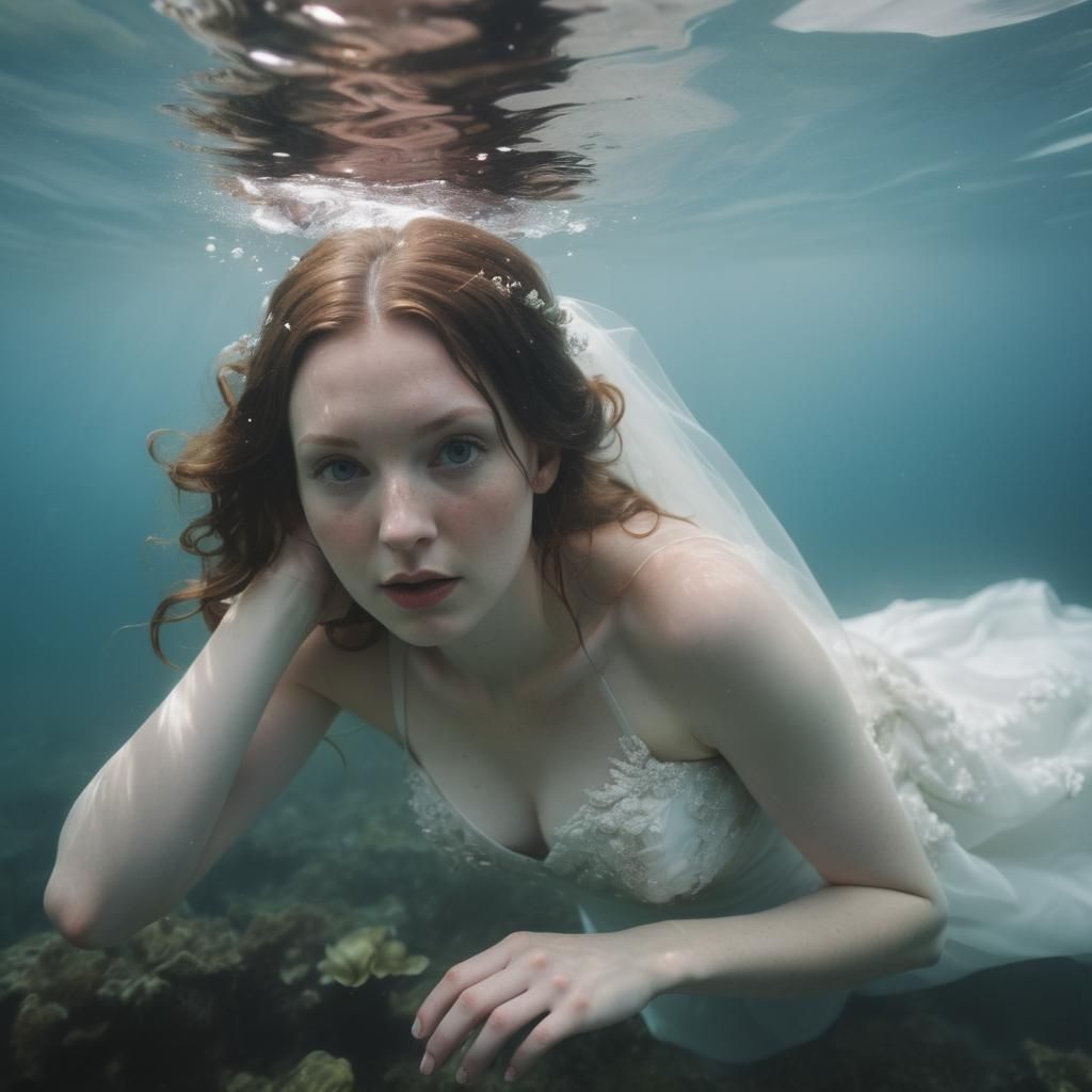Ethereal Underwater Wedding in Alyssa Monks Style