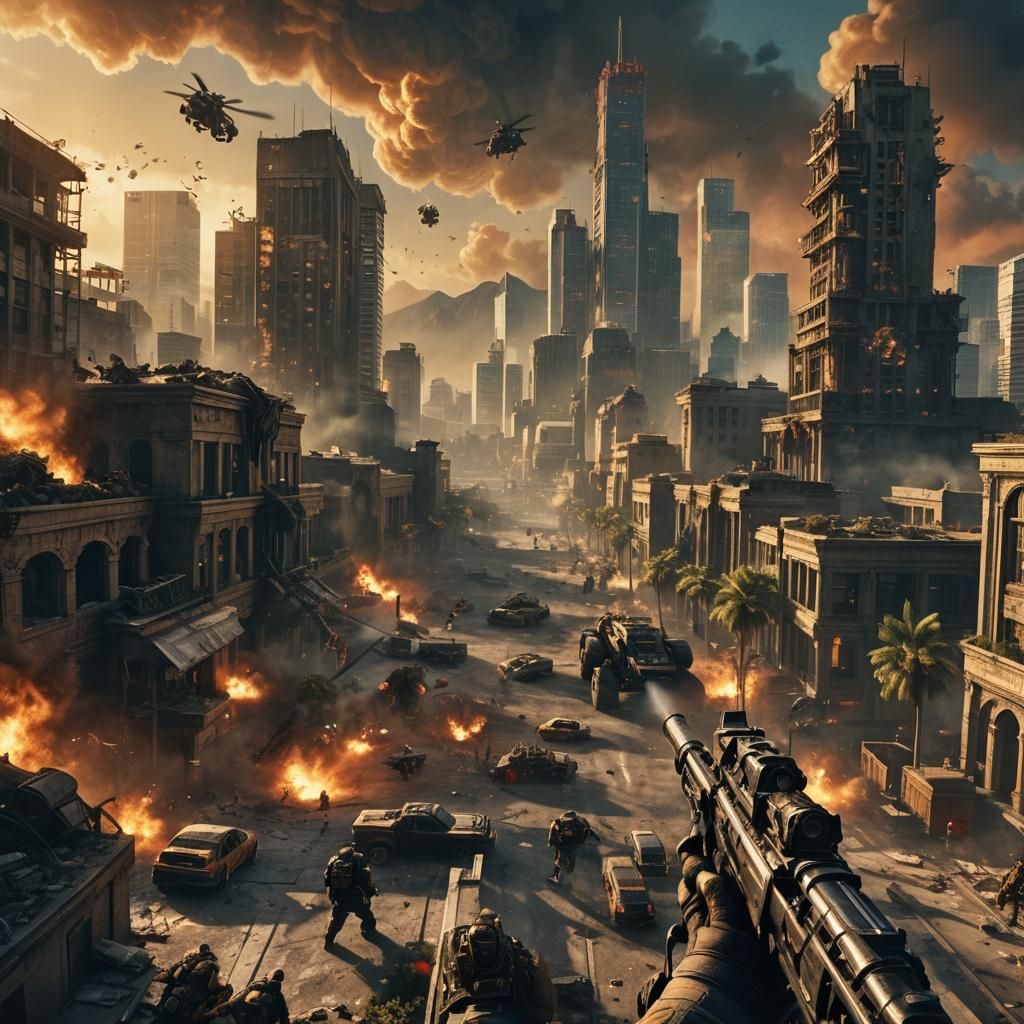 Los Santos Under Siege: Gears of War Invasion