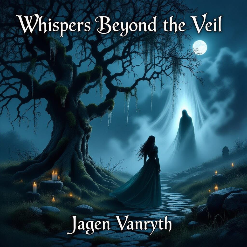 Haunting Celtic Moor Scene With Ethereal Figure