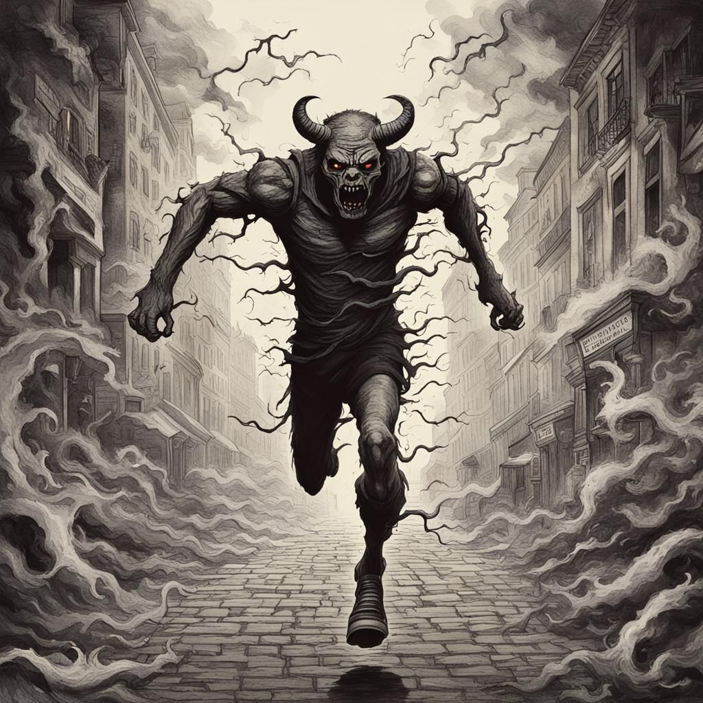 Running from Your Demons: A Symbolic Escape
