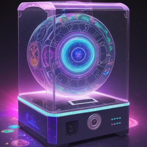 Cosmic Gacha Machine by Pablo Amaringo