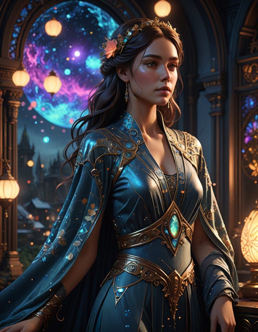 Ethereal Seamstress Atelier Among the Clouds