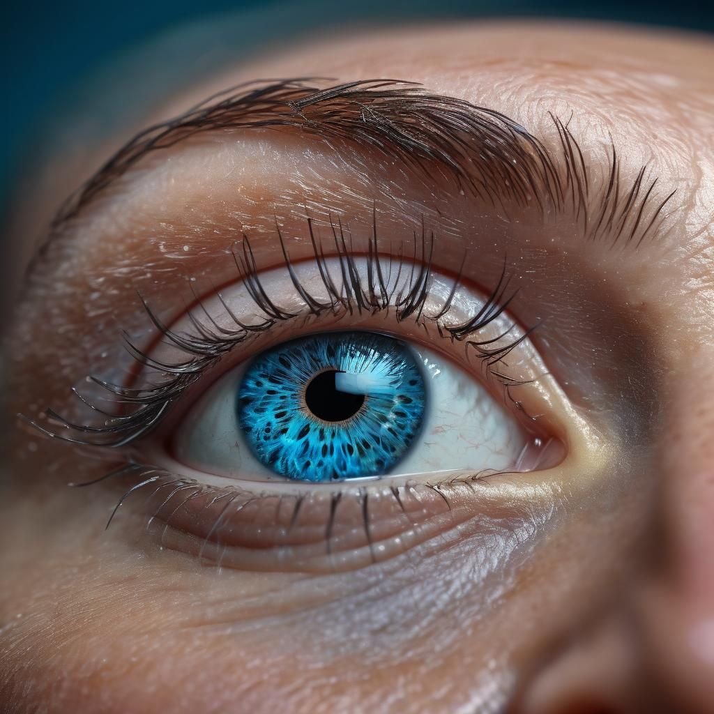 Tardigrade on Human Finger in Macro Photography