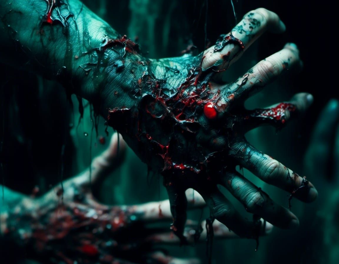 Surreal Nightmare: Daemon Claws in Macabre Style