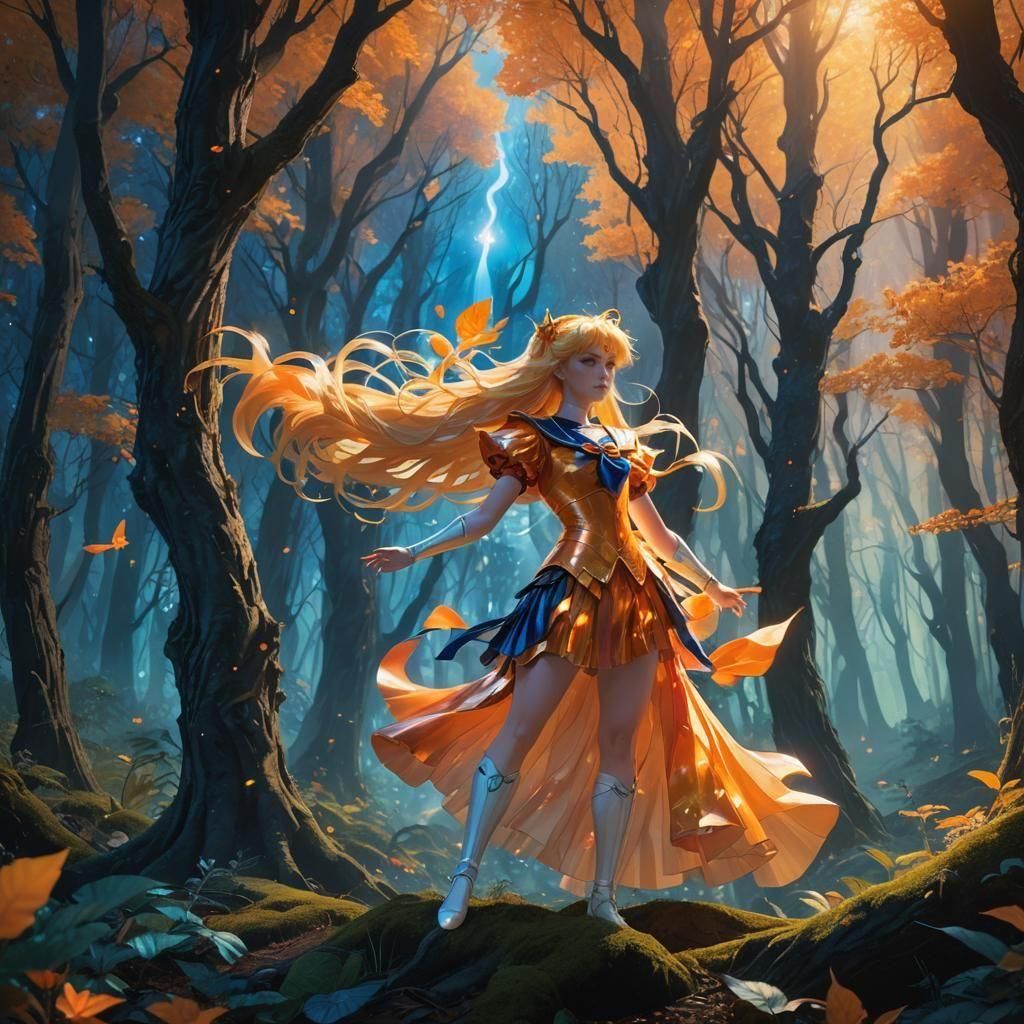 Sailor Venus Fantasy Concept Art